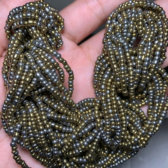 City Catwalk Brass Necklace - Picture 6 of 6